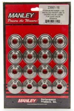 MANLEY 23649-16 10 Degree Titanium Valve Fits Spring Retainers - Set Of 16 picture