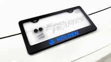 Blue Holden MATTE Metal License Plate Frame Chevy SS & Pontiac picture