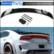 For 2011-2023 Dodge Charger SRT Rear Spoiler Wing Lip Hellcat Style Gloss Black  picture