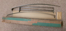 NOS 1959 1960 CHEVROLET 2 DOOR CAR VENT SHADES ORIGINALS OEM DOOR WINDOW VISORS picture