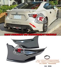 Fits 12-16 Scion FR-S Toyota 86 12-21 Subaru BRZ OE-Style Rear Lip Aprons ABS    picture