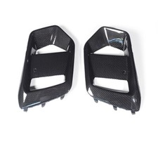 Carbon fiber Style Front Fog Light Lamp Cover Replace For 2016-18 Ford Focus RS picture
