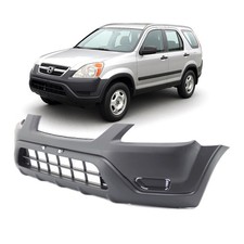 2002-2004 Honda CR-V Base LX EX Black Front Bumper Cover HO1000202 04711S9AA90 picture
