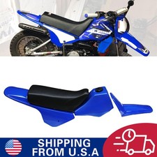 Blue Plastics Body Fender Kit Gas Fuel Tank Seat For Yamaha PW80 Peewee 80 picture
