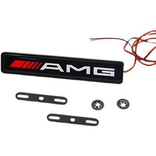 X1 AMG LED Light Front Grille Badge Illuminated Decal Emblem for Mercedes Benz picture