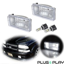 PAIR CLEAR BUMPER FOG LIGHT REPLACEMENT FITS FOR 1998-04 CHEVY S10 PICKUP BLAZER picture