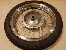 FRESHLY LACED 1966-70 TRIUMPH 650 500 FRONT ALLOY WHEEL RIM BSA T120 W1230 picture