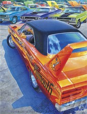 PLYMOUTH SUPERBIRD ART 1969 1970 1971 GTX 440 ROAD RUNNER 426 B BODY MOPAR 727 picture