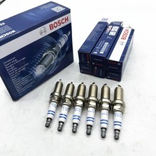 OEM 6PCS Spark Plugs Platinum 12122158253 For Bosch BMW X5 E60 E83 E85 E90 USA picture