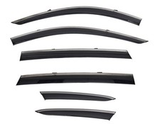 Wellvisors For 2022-2026 2023 2024 22 23 Acura MDX 6 PCS Window Visor Black Trim picture