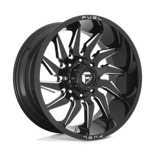 20x10 Fuel D744 SABER Gloss Black Milled Wheel 6x135 (-18mm) picture
