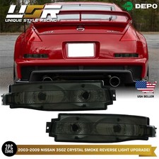 DEPO Smoke Rear Bumper Reverse+Turn Signal Lights For 2003-2009 NISSAN 350Z Z33 picture