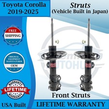 KYB Genuine OEM Front Struts For 2019-2025 Toyota Corolla Lifetime Warranty picture