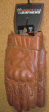 Vance Leathers Men's Premium Waxed Leather Perforated Motorcycle Gloves / Large picture