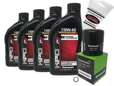 Kawasaki OEM Oil Change Kit for 1994-2003 Kawasaki Ninja ZX-9R with 10W-40 Oil picture