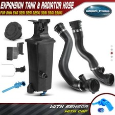 3x Upper & Lower Coolant Reservoir Expansion Tank Radiator Hose Kit for BMW E46 picture