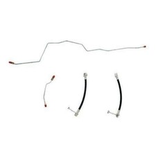 For 01-02 Dodge Ram 2500 Rear Brake Lines Automatic Dana 70 Rear Disc WRA0102SS picture