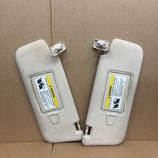 2003-2009 Mercedes E320 E350 Sun Visors Driver Passenger Shade Set Tan OEM picture