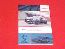 NEW 2019 MUSTANG SHELBY GT 350 GT350 SUPPLEMENT OWNERS MANUAL SERVICE GUIDE 19 picture