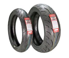 Kenda 120/70ZR17 180/55ZR17 Front and Rear Motorcycle Tires Set KM1 KM001 picture