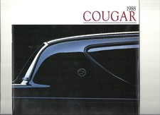 1988 MERCURY COUGAR XR7 LS SHOWROOM BROCHURE 