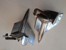 Vtg Pair 1957 Chevy Belair Chevrolet Rocket Hood Ornament  Matched Free Shp picture