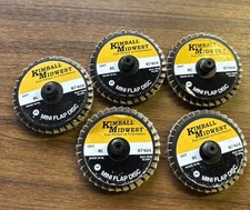 KIMBALL MIDWEST- Flap Wheels Set (5 Pcs) – 80 Grit *BRAND NEW* picture