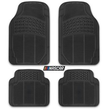 NASCAR Premium Car Floor Mats - 4-Piece Set | All-Weather| Universal Trim-to-Fit picture