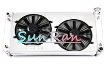 3ROW RADIATOR & SHROUD FAN FOR Chevrolet C/K 1500 3500 2500 YUKON 7.4 5.7L 34