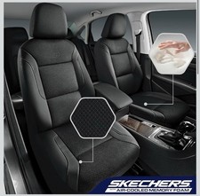 Skechers Memory Foam Car Seat Covers, Air Cool Mesh Thick Seat Covers -Black picture