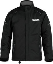 Closeout CKX Mens Journey Insulated Snowmobile Jacket Black/Gray Size Small picture