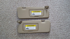 07-11 Honda CR-V CRV Sunvisor Sun Visor Shade Sunshade Tan Beige Set Non-Lighted picture