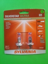 NEW - Sylvania Silverstar H1 ULTRA Pair Set High Performance Headlight 2 Bulbs picture