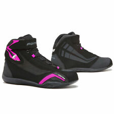 motorcycle boots womens | Forma Genesis Lady UNBOXED street riding shoe pink picture