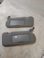 03-2009 Kia Sorento Driver & Passenger Side Sun Visor Pair Set Gray Lighted oem picture