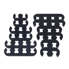 2Sets 7mm 8mm Black Spark Plug Wire Separators Dividers Looms for SBC BBC picture