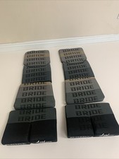 PAIR Recliner Bride Low Max Seats Pads Replacement Pad Cushion Seat 2 Sets Black picture