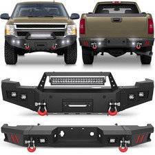 Front or Rear Bumper For 2011-2014 Chevy Silverado 2500 3500 HD w/Winch Plate picture