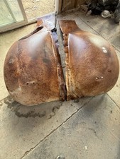 Original 1934 Ford Front Fender Side Mount | Passenger Steel Deluxe Model 40 picture