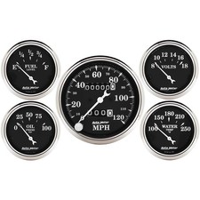AutoMeter 1708 Old Tyme Black Street Rod Kit picture