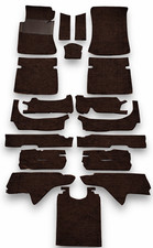 Platin-Carparts Interior Carpet Set for Mercedes Benz W126 SE, Brown picture