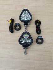 Pair of  Lazer Star LX LED 10 Watt Triad Enterprise Motorcycle LED Light Kit picture