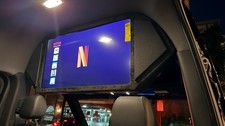 40″ SPRINTER VANVISION — TV / MEDIA BRACKET CONSOLE-ALCANTARA MATERIAL picture