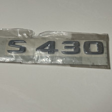 NEW OEM Genuine Mercedes Characters Lettering Emblem S430 A2208170315 picture