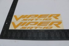 WN81WYTAB NEW OEM 2005 DODGE VIPER SRT-10 HOOD DECALS PAIR SET picture
