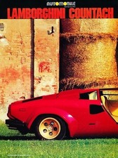 1986 1987 Lamborghini Countach 5000 Qv Original Car Review Print Article J533 picture