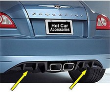 Chrysler Crossfire 2004-07 Sport Rear Fascia Accent Panels - 2pc HCA-82209208 picture