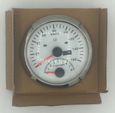 KIMISS Boat Meter, 85mm 160km/h GPS Speedometer 0‑8000rpm Tachometer Gauge LCD picture
