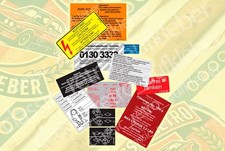 Restoration Sticker decals Set Compatible with BMW E30 316I/318I/318IS picture