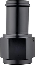 10AN Female to 3/4 Barb Hose Fitting Adapter Straight Swivel Aluminum Black *2 picture